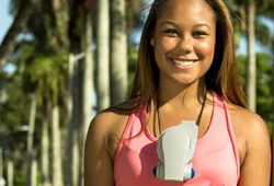 Girl With The Lanyard Cooling Device